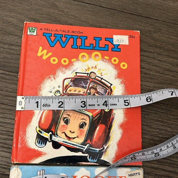 Digger Dan Willy Woo-oo-oo collectible Whitman Tell a tale books rare and nice - Picture 16 of 16